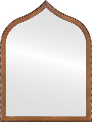 OVALCREST Van Buren Framed Vanity Mirror - Teardrop Cathedral - 24.4x32.4