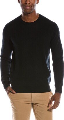 Rib Tipped Cashmere Crewneck Sweater