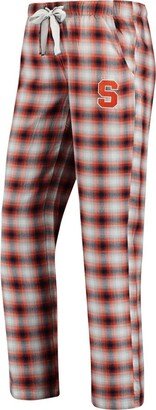 Women's Concepts Sport Navy, Orange Syracuse Orange Plus Size Forge Flannel Pants - Navy, Orange