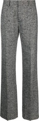 High-Waisted Tailored Trousers-CA