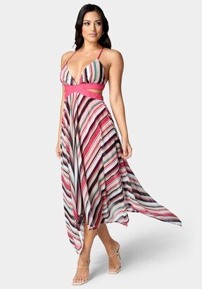 Handkerchief Printed Maxi