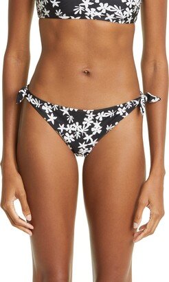 Sea Floral Side Tie Bikini Bottoms