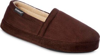 Men's Closed Back Microsuede Memory Foam Slipper