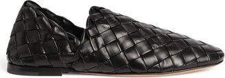 Leather Intrecciato Slippers