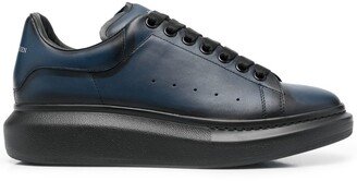 Leather Low-Top Sneakers-AL