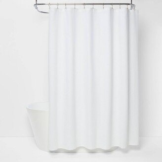 Diamond Matelesse Shower Curtain White