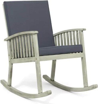 Perdix Chio LLC Outdoor Acacia Wood Rocking Chair