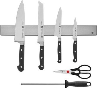 Professional S 7-pc Knife Set With 17.5 Stainless Magnetic Knife Bar