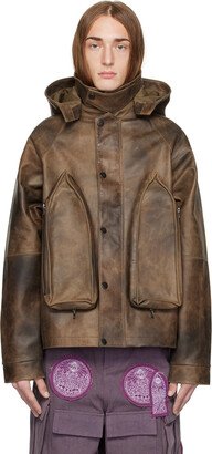 Brown Classic Leather Jacket