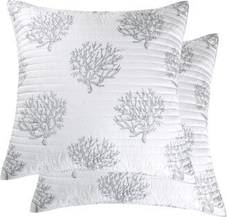 Home Nantucket 2 Piece Sham Set, European