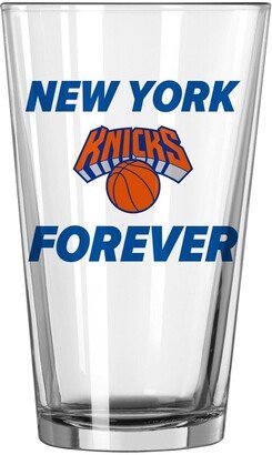 New York Knicks 16 oz Team Slogan Pint Glass