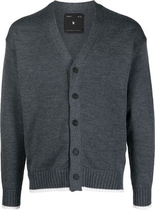 V-neck merino-wool cardigan-AJ