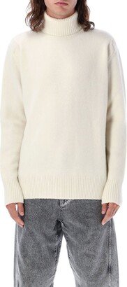 Whistler Logo Intarsia-Knit Roll-Neck Jumper