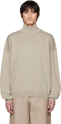 Beige Lightweight Turtleneck