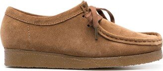 suede lace-up Oxford shoes