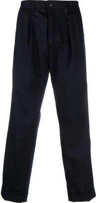 Straight-Leg Trousers-DU