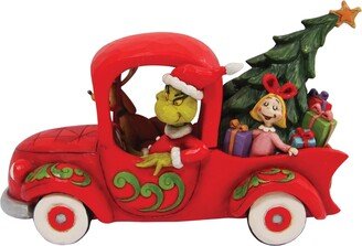 Jim Shore Grinch with Friends in Truck Figurine