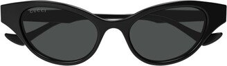 Cat-Eye Frame Sunglasses-BZ