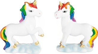 2-pc Unicorn with Rainbow Mane on Cloud Set 3.25