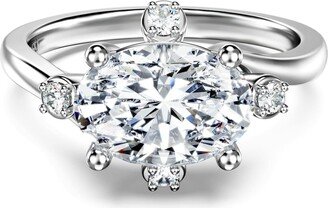 Galaxy ring, Laboratory grown diamonds 2.1 ct tw, 14K white gold