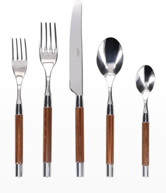 Capdeco Conty 5-Piece Place Setting, Wood