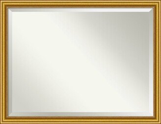 Beveled Wood Wall Mirror - Townhouse Gold Frame - Outer Size: 44 x 34 in