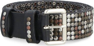Sil Studded Leather Belt-AA