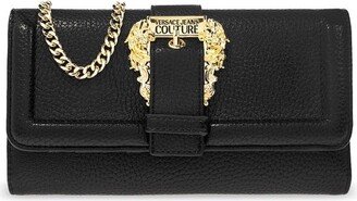 Chain Link Baroque-Buckle Wallet