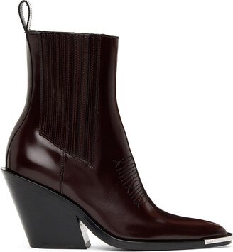 Rabanne Burgundy Crimson Boots