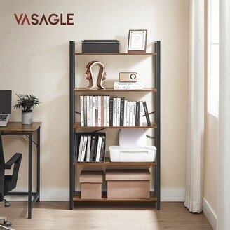 VASAGLE 5-Tier Bookcase, Storage Rack