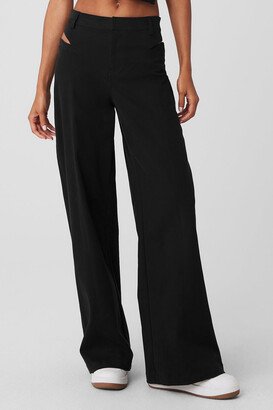 High-Waist Risk Taker Trouser in Black, Size: XS