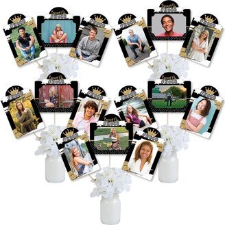 Hoco Dance - Homecoming Picture Centerpiece Sticks Photo Table Toppers 15 Pieces