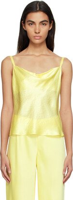 Yellow Cowl Neck Camisole