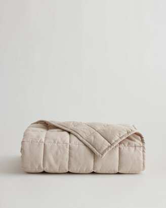 European Linen Crib Quilt