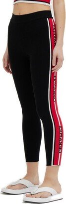 Ermanno Firenze High-Waisted Knit Leggings