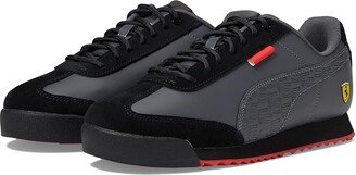 Ferrari Roma Via (Asphalt/Rosso Corsa) Men's Shoes