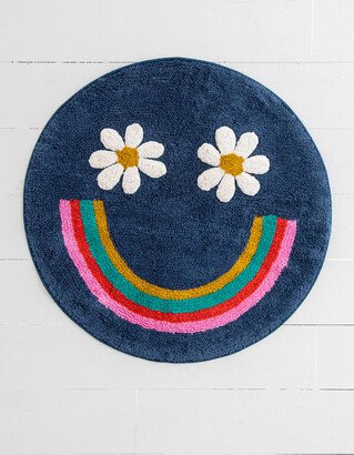 NATURAL LIFE Smile Rounded Bath Mat