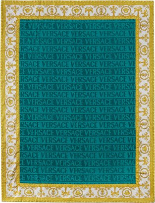 Blue 'I Love Baroque' Beach Towel