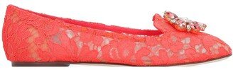 Vally Taormina Lace Ballerina Flats