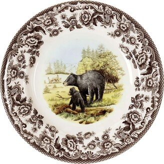 Woodland American Wildlife Black Bear Salad Plate