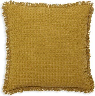 Roselli Agra Waffle Fringe Throw Pillow