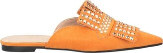 GIULIA NERI Mules & Clogs Orange