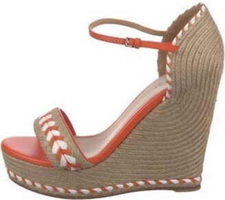 Raffia Printed Espadrilles-AA