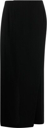 Fitted-Waistline Long Skirt