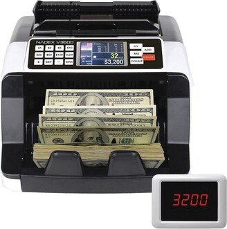 Nadex Coins™ V3600 Money Counter and Counterfeit Detector