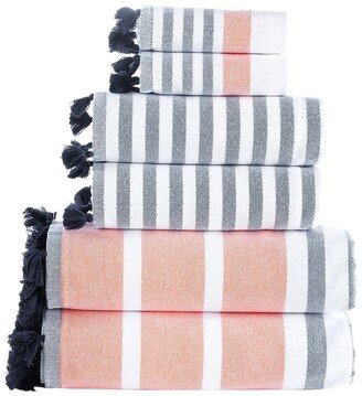 Turkish Pesthemal 6Pc Towel Set