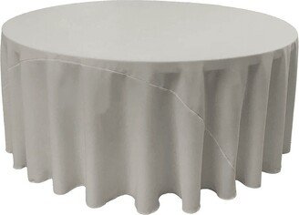 Round Polyester Poplin Tablecloth - Silver Choose