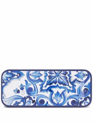 small Mediterraneo-print wooden tray