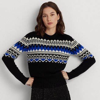 Ralph Lauren Fair Isle Wool-Blend Crewneck Sweater