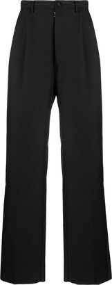 High-Waisted Straight-Leg Cut Trousers